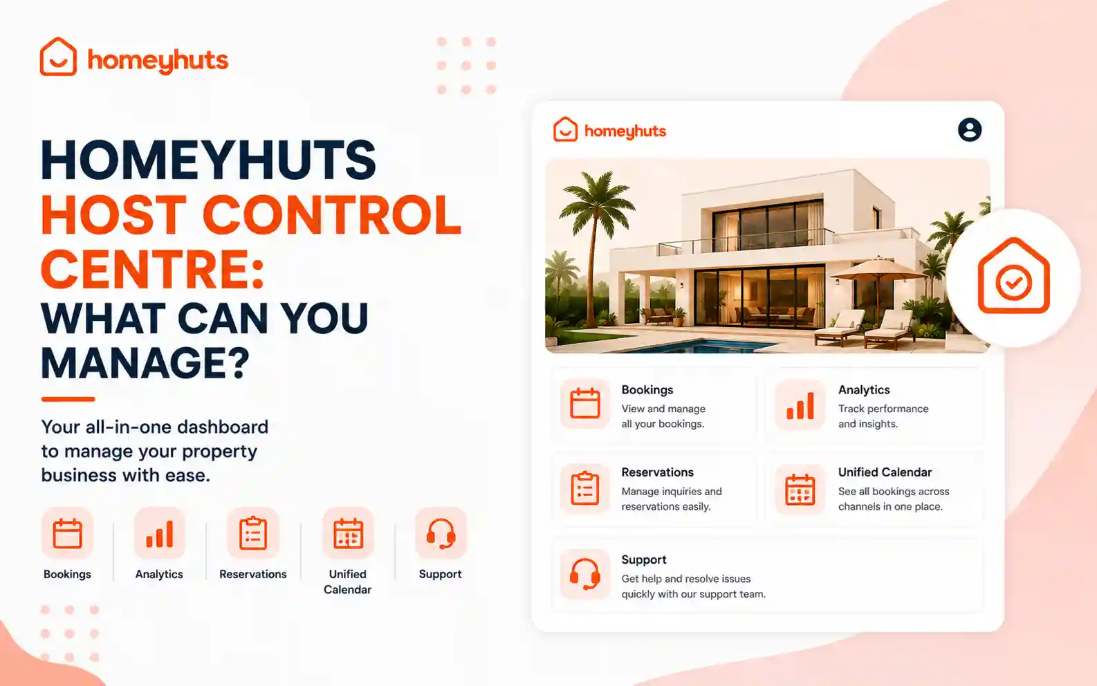 Homeyhuts Host Control Centre: What Can You Manage?